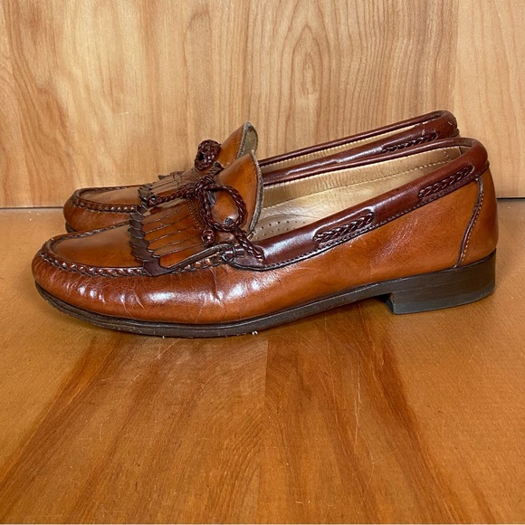 Men's 8.5 Allen Edmonds Woodstock Loafers Brown SEF1568 - Picture 3 of 8